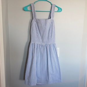 NWT - J. Crew - Seersucker dress - bow back detail